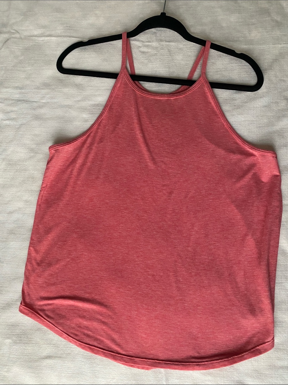 GAP Heathered Coral Tank with Thin Straps